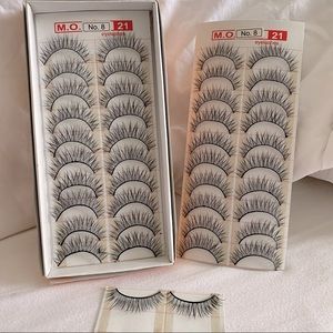 NEW 21 SETS OF EYELASHES FALSE LASHES BLACK BUNDLE